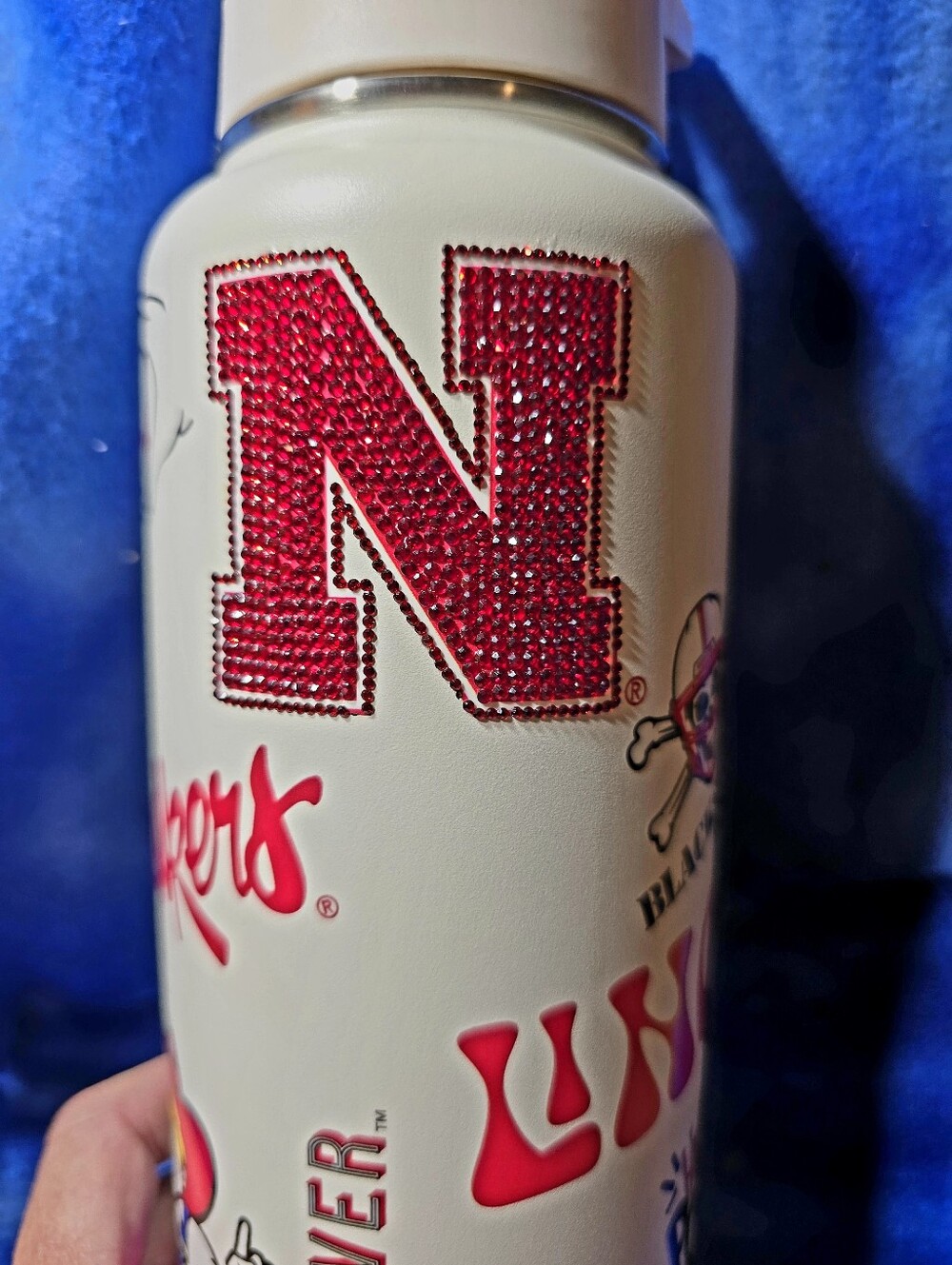 NEBRASKA CORNHUSKERS BLINGED OUT THERMAL CUP